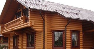 Строительство дома из оцилиндрованного бревна в Узловой - от 133692 рублей